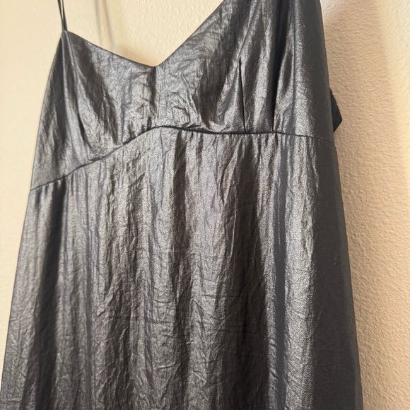 BCBGMaxAzria Deanne slip Maxi Dress black shimmer - Picture 7 of 14